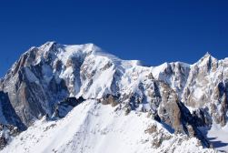 Der Mont Blanc - unspektakulär und doch beeindruckend.